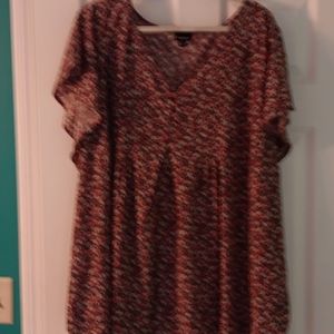 Torrid Flutter Sleeve Top Sz.6